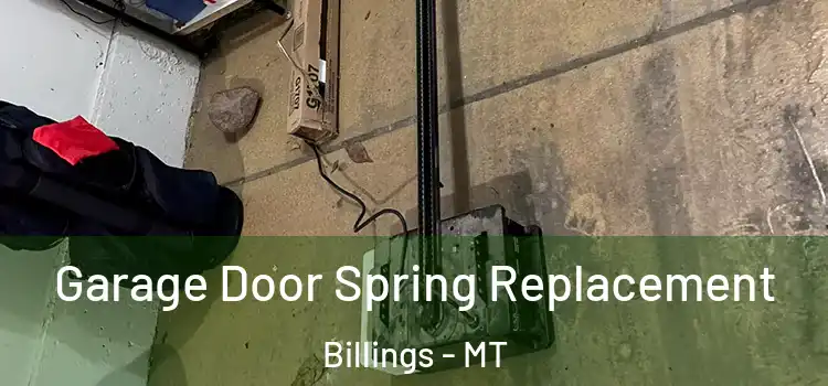  Garage Door Spring Replacement Billings - MT