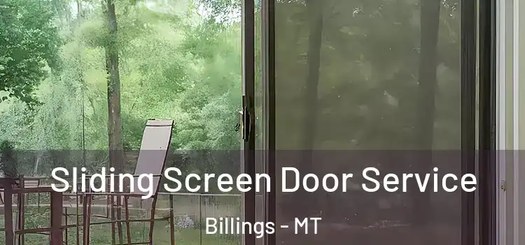  Sliding Screen Door Service Billings - MT